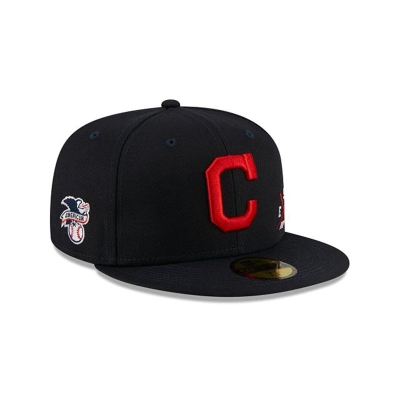 Cleveland Indians Gorra | New Era MLB Multi 59fifty Fitted Cap Mexico - Azules